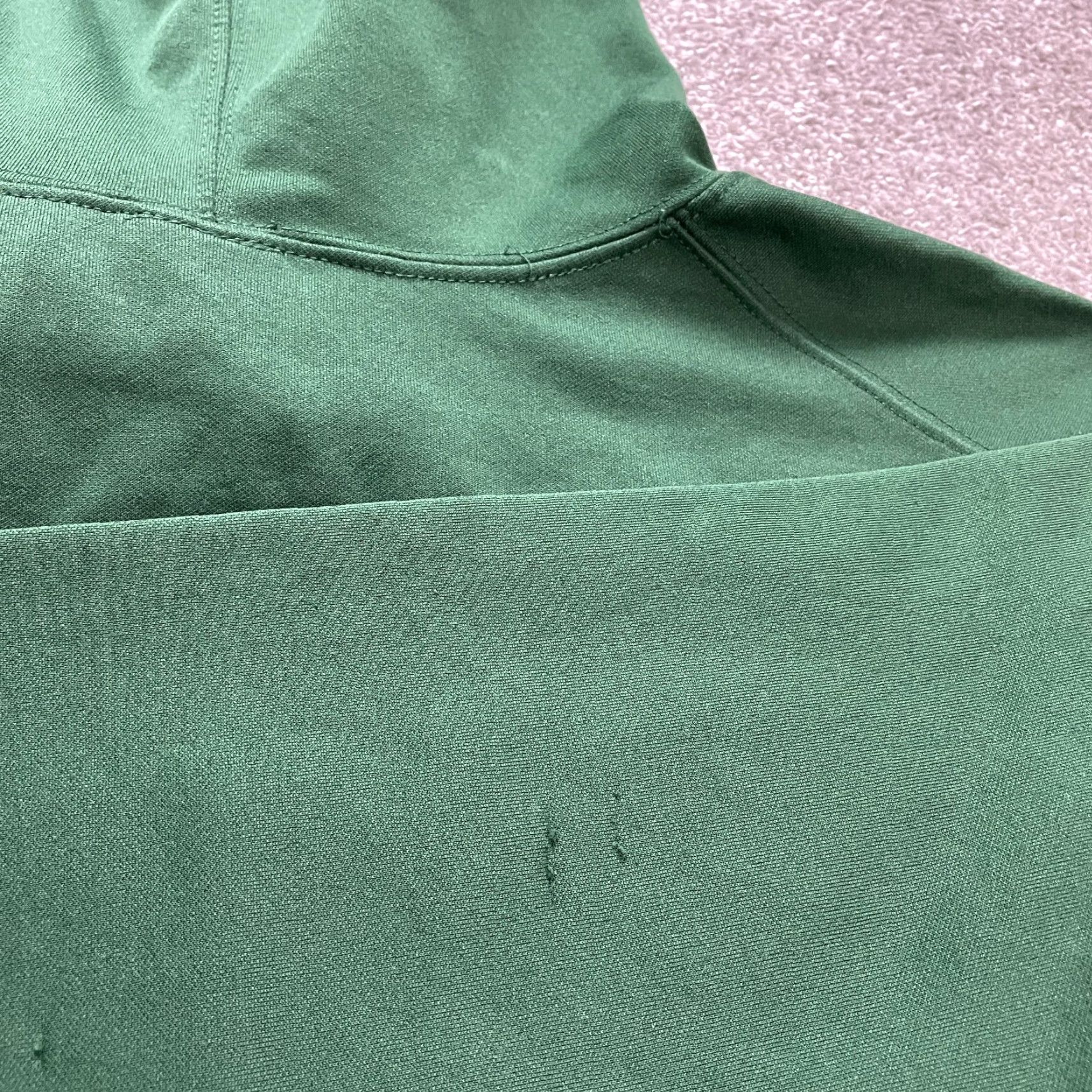 Vintage Badger Hoodie Pullover Sweatshirt Mens Medium Green Graphic Warriors Baseball Size US M / EU 48-50 / 2 - 7 Thumbnail