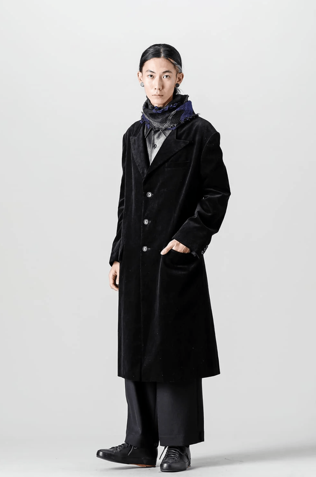 Yohji Yamamoto Yohji Yamamoto Homme - 22AW Stole Docking Corduroy Jacket Size US M / EU 48-50 / 2 - 6 Thumbnail