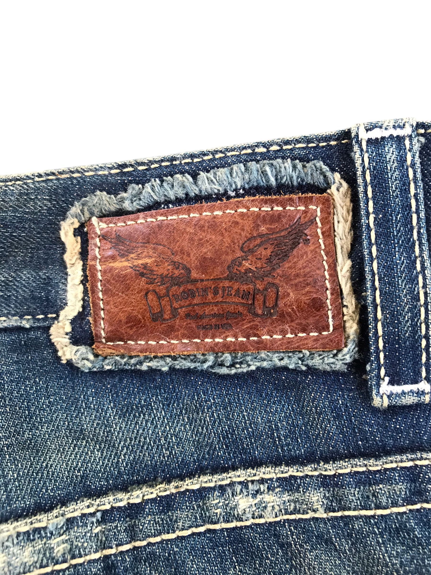 Robins Jeans Rare Robin’s Jean biker denim-34 size -made in usa Size US 36 / EU 52 - 10 Thumbnail