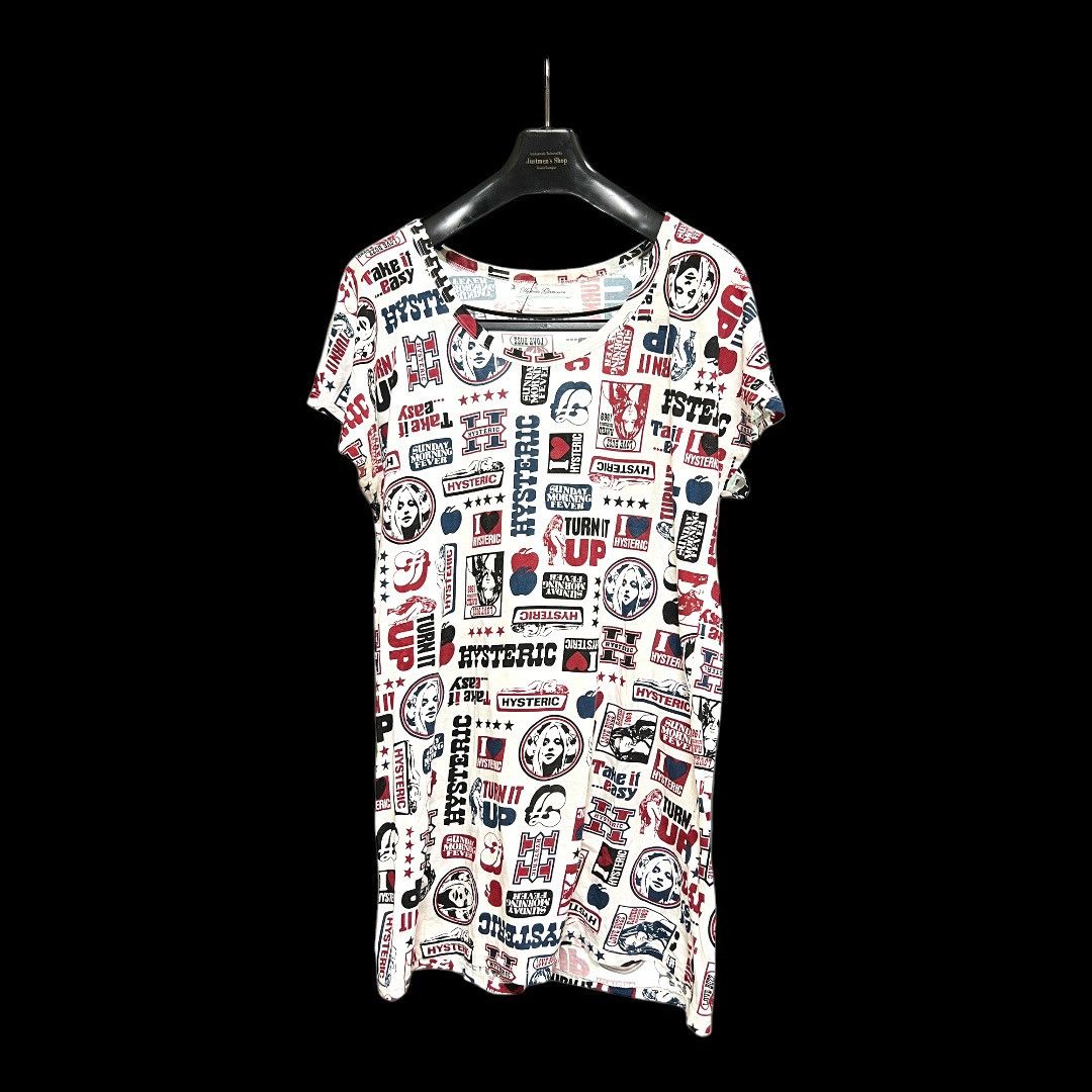 Designer × Hysteric Glamour × Japanese Brand HYSTERIC GLAMOUR FULL PRINT JAPANESE BRAND SHIRT Size M / US 6-8 / IT 42-44 - 1 Thumbnail