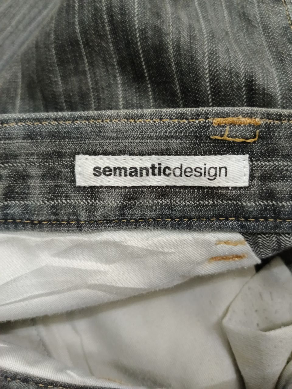 semanticdesign SICK SEMANTIC DESIGN DENIM PANTS Size US 31 - 7 Thumbnail