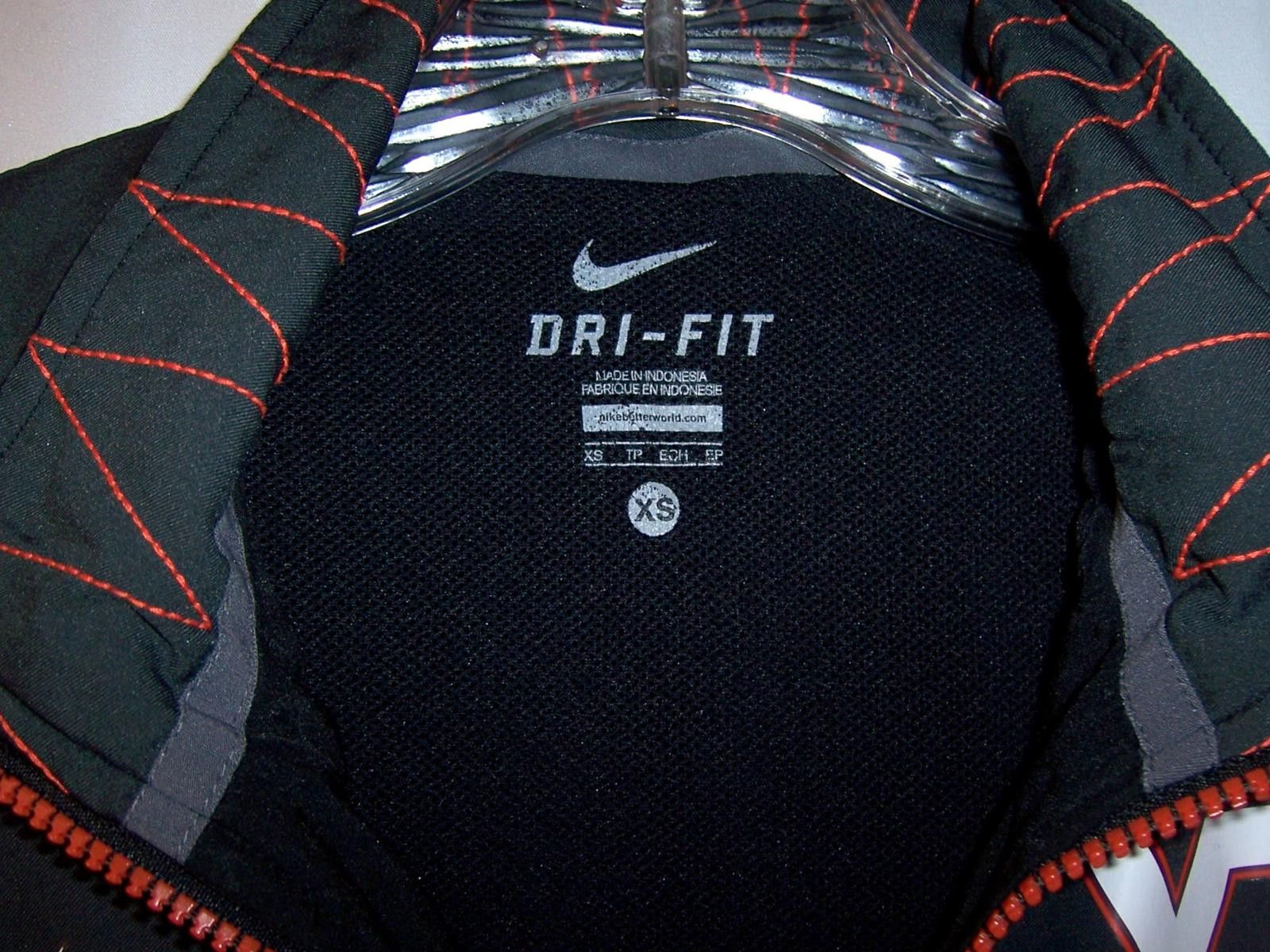 Nike Nike Virginia Tech Hokies Dri-FIT Men's XS Full-Zip Jacket Size US XS / EU 42 / 0 - 4 Thumbnail