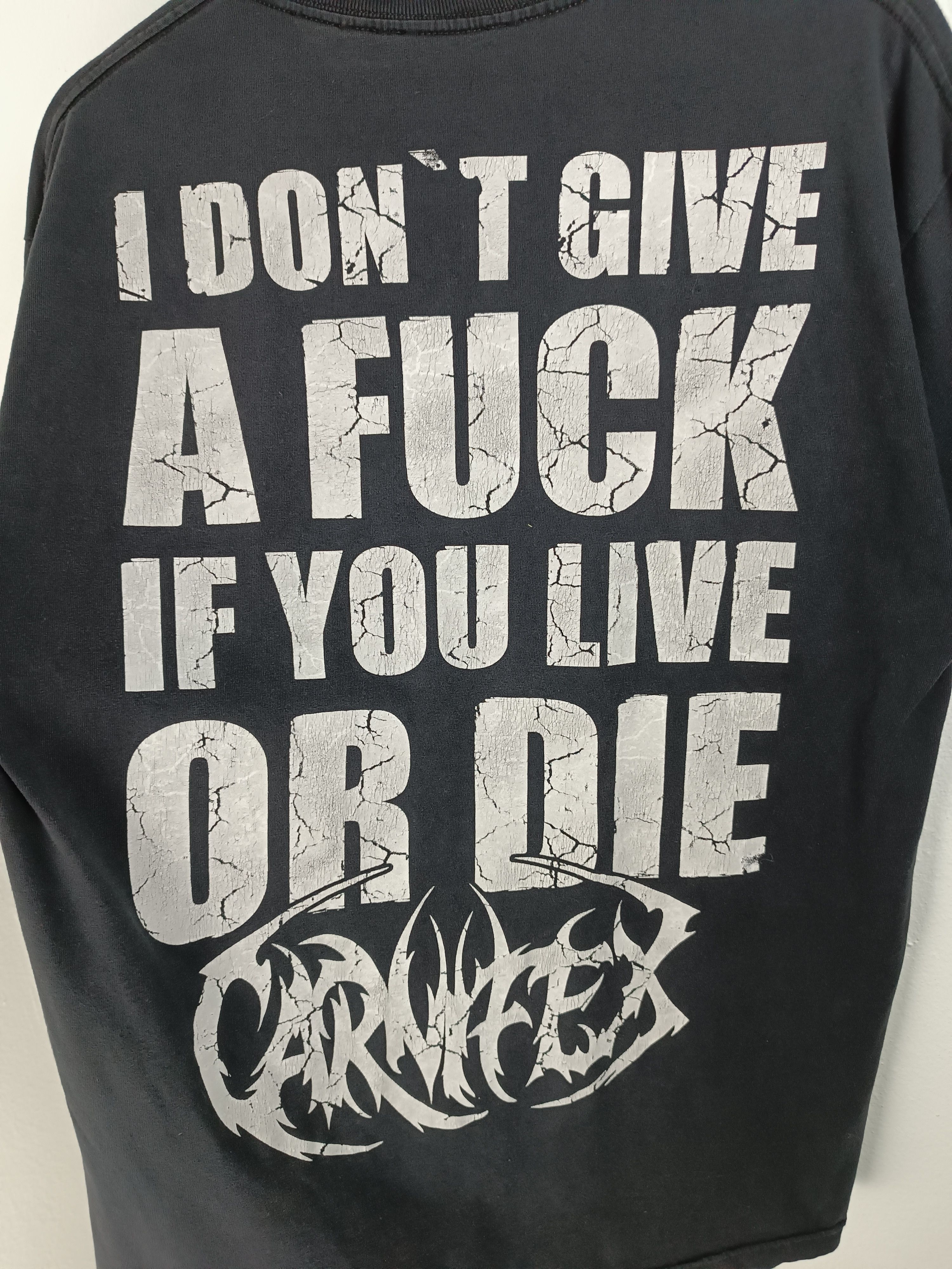 Band Tees VINTAGE FADED CARNIFEX DEATHCORE TEE lorna oceano grin Size US L / EU 52-54 / 3 - 14 Thumbnail
