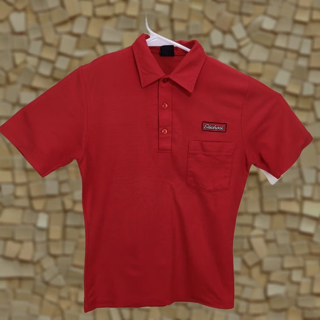 Jantzen VINTAGE Jantzen Polo Shirt Short Sleeve Mens Small Red USA Edelbrock Performance Embroidered Logo Cars Comfort All Seasons Regular Fit Size US S / EU 44-46 / 1 - 1 Thumbnail