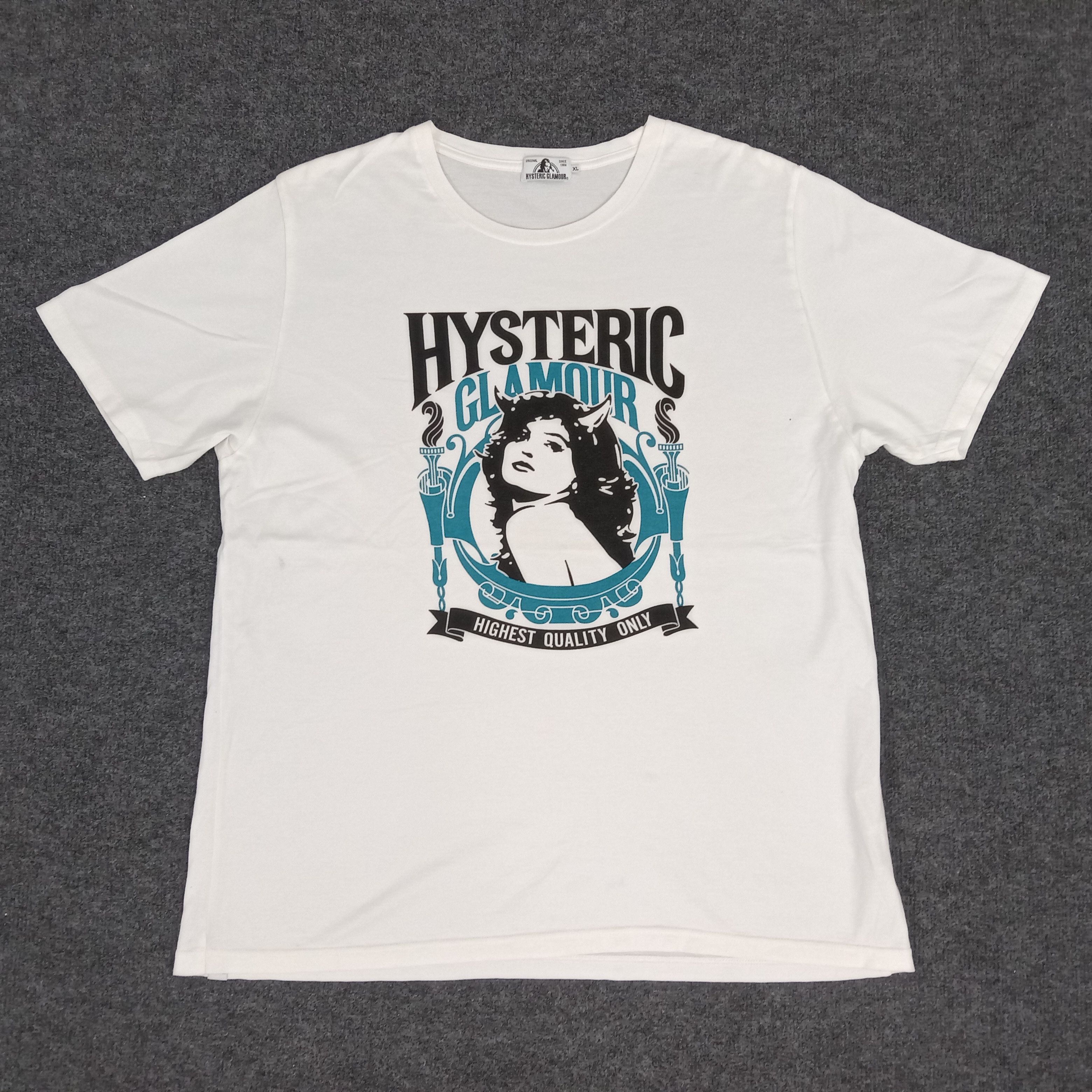 Hysteric Glamour × Japanese Brand × Vintage Hysteric Glamour Japanese Brand Sexy Design Tshirt Size US M / EU 48-50 / 2 - 1 Thumbnail