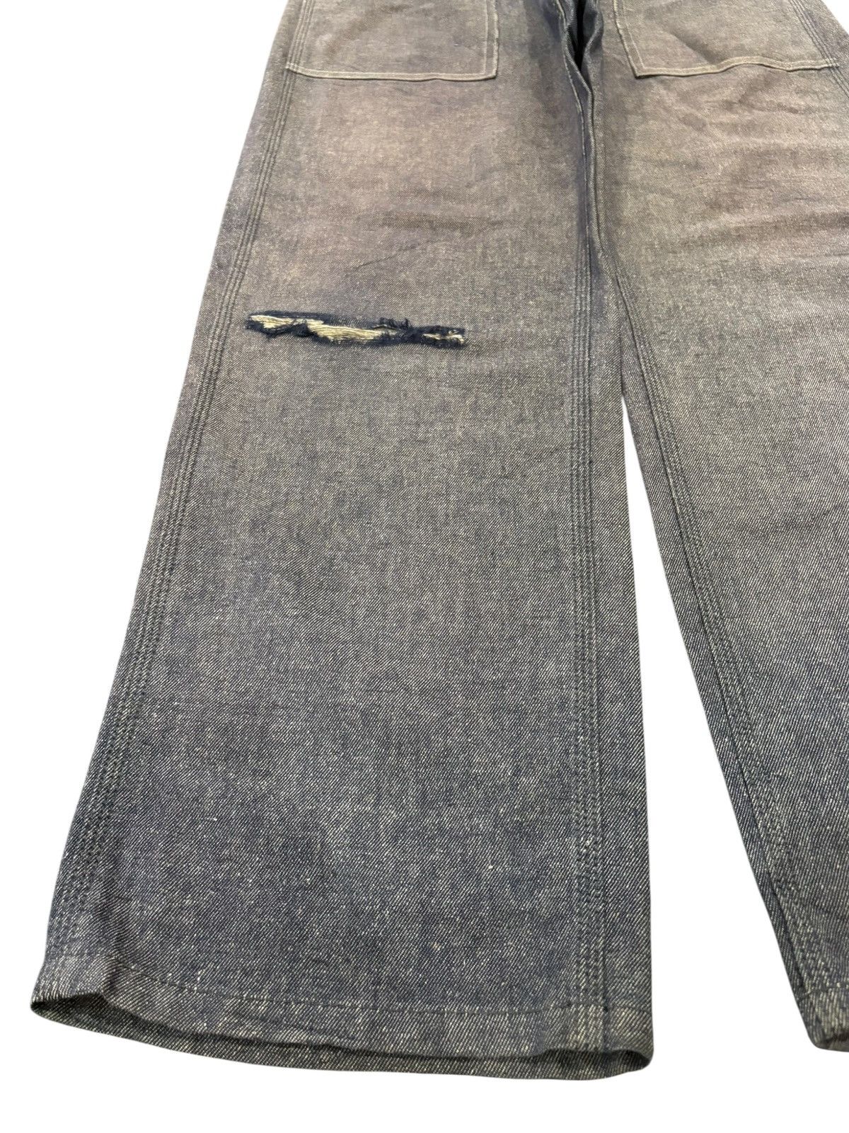 Japanese Brand Vintage Japanese Brand Distressed Baggy Baker Pants Jeans Size US 34 / EU 50 - 6 Thumbnail
