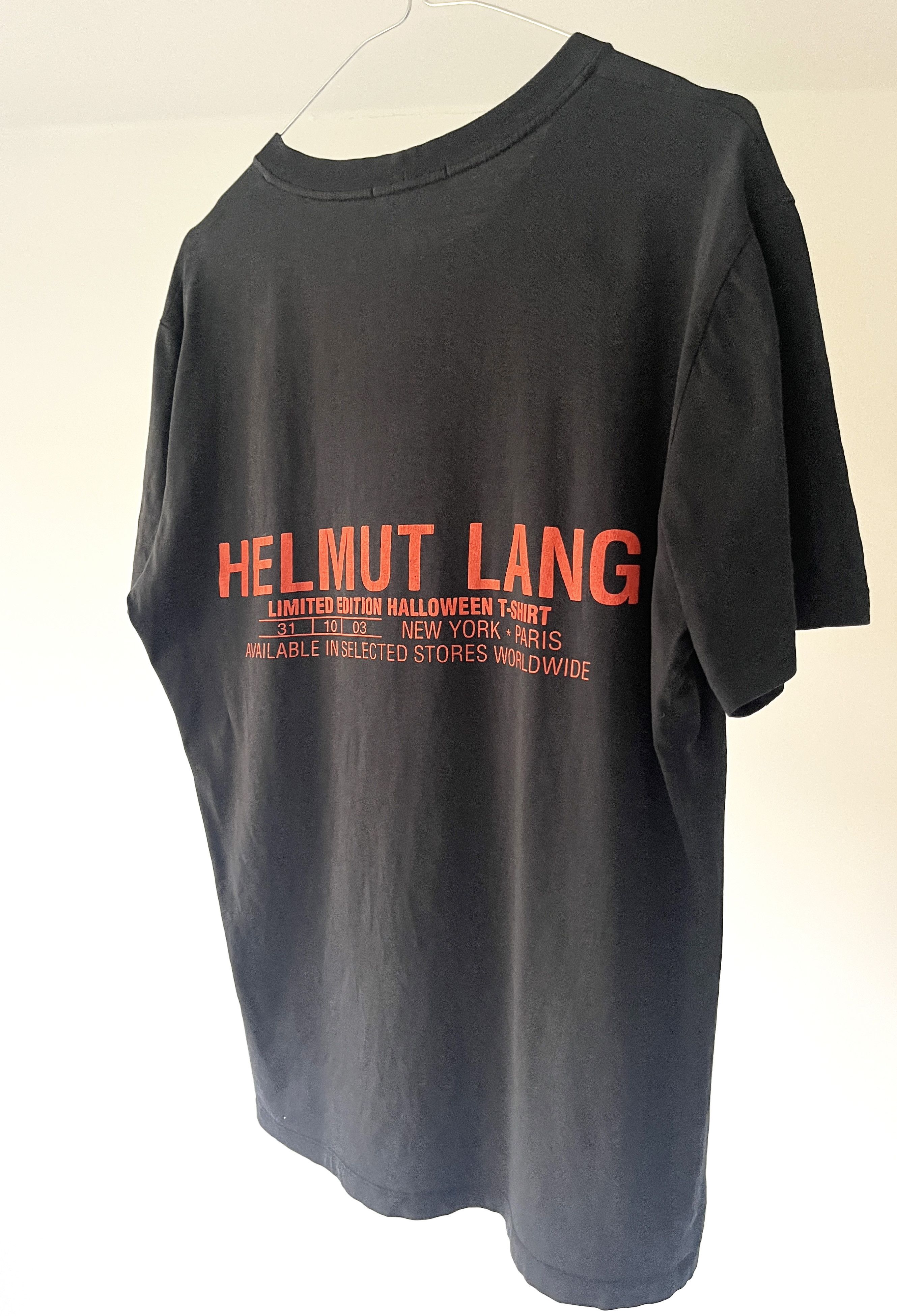 Helmut Lang ARCHIVE - Helmut Lang 2003 Limited edition Halloween tee Size US S / EU 44-46 / 1 - 2 Thumbnail