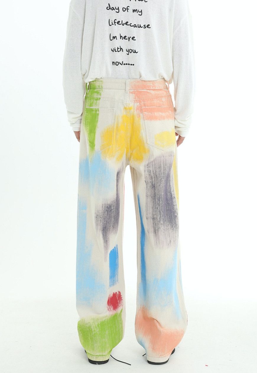 Other Unisex Painted Graffiti Jeans Size 25" / US 0 / IT 36 - 3 Thumbnail