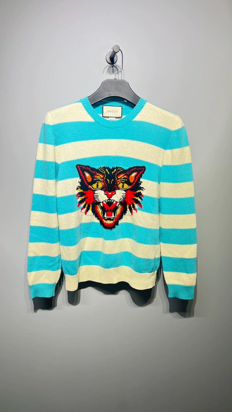 Gucci Gucci Tiger head sweater Size US M / EU 48-50 / 2 - 1 Thumbnail