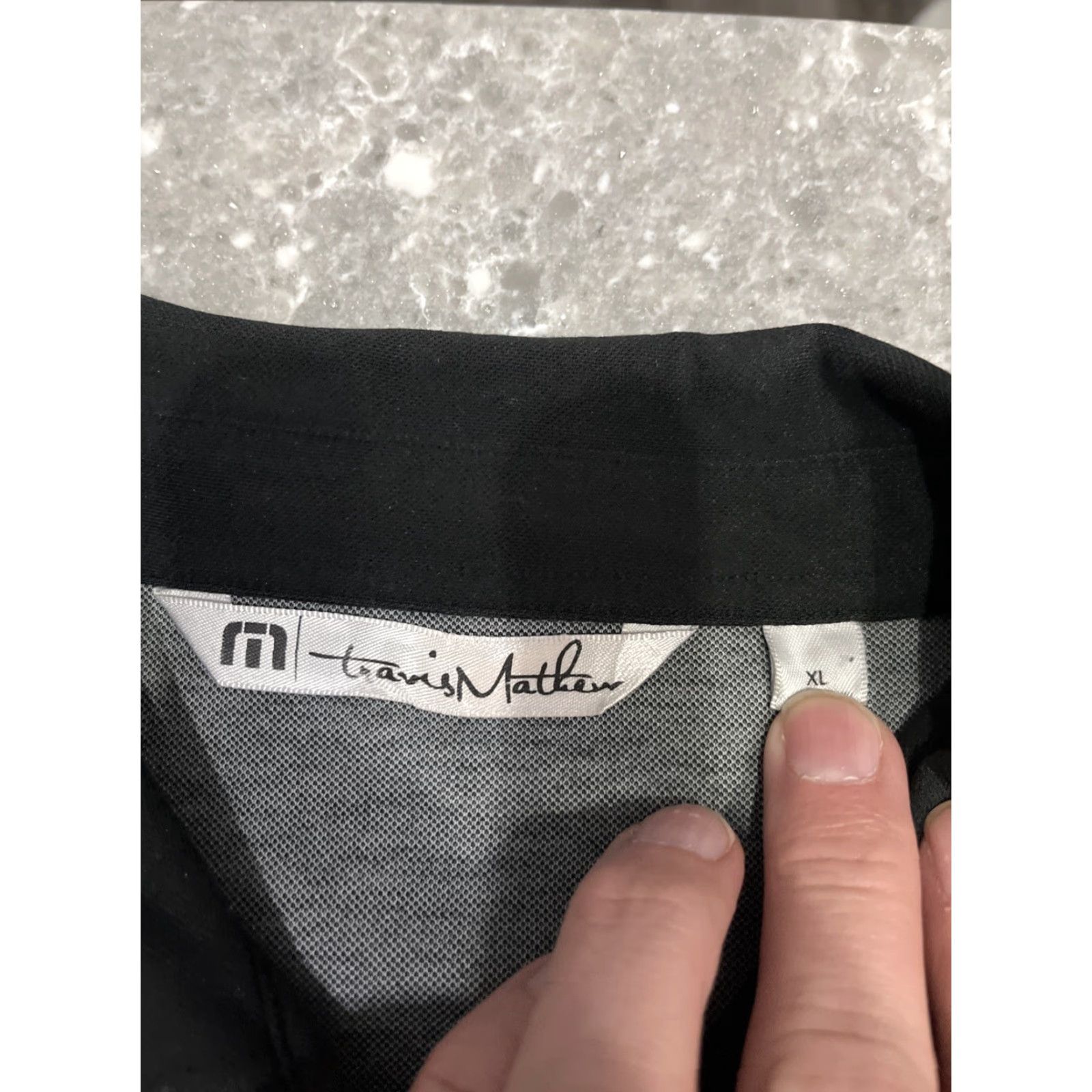 TravisMathew Travis Mathew Polo Shirt XL Men Black Golf Short Sleeve Collared Button Logo Casual Size US XL / EU 56 / 4 - 4 Thumbnail