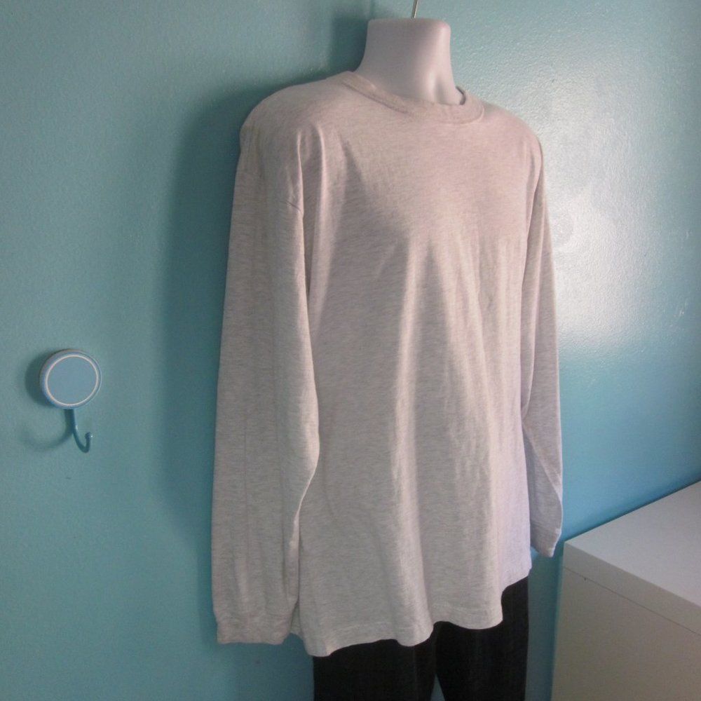 Vintage Blaklader Tee Mens Size XXL Cotton Long Sleeve Light Gray Size US XXL / EU 58 / 5 - 7 Thumbnail
