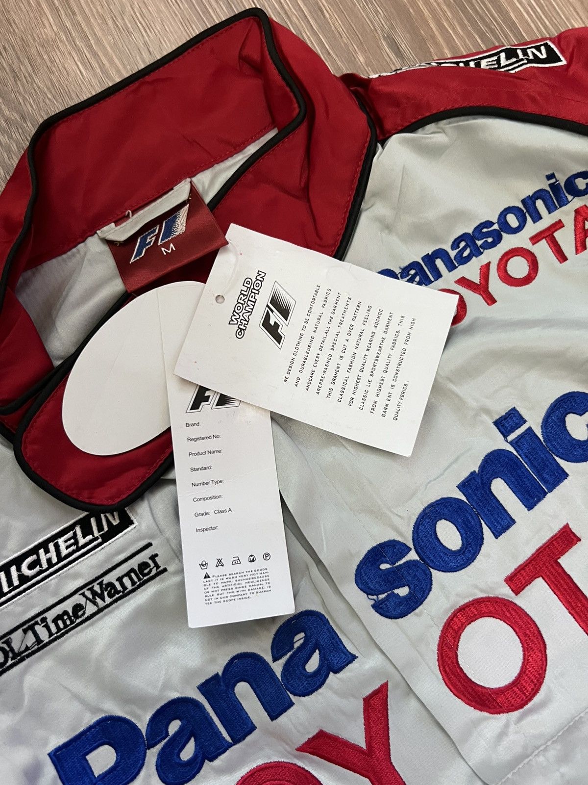 Formula 1 × Vintage New Vintage Toyota Formula 1 Racing Tracksuit Overall Size M Size US M / EU 48-50 / 2 - 7 Thumbnail