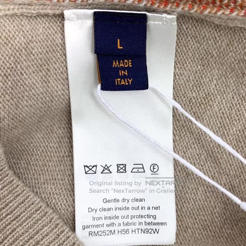 Louis Vuitton Louis Vuitton 25 xNigo Signature Brown Rhombus Wool V-Neck Size US L / EU 52-54 / 3 - 7 Thumbnail