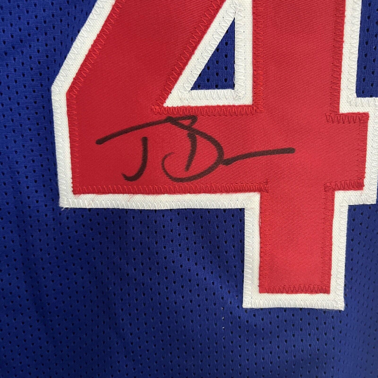 Designer Joe Dumars Autograph Signed Auto Custom Jersey JSA COA Size US XL / EU 56 / 4 - 2 Thumbnail