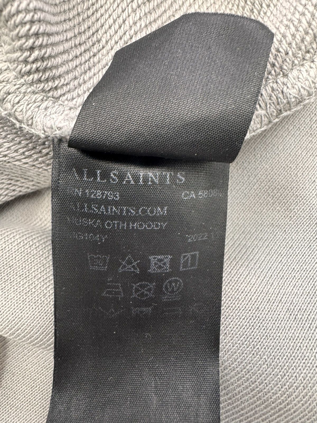 Allsaints AllSaints Men Cotton Hoodie Beige Size XL Size US XL / EU 56 / 4 - 9 Thumbnail