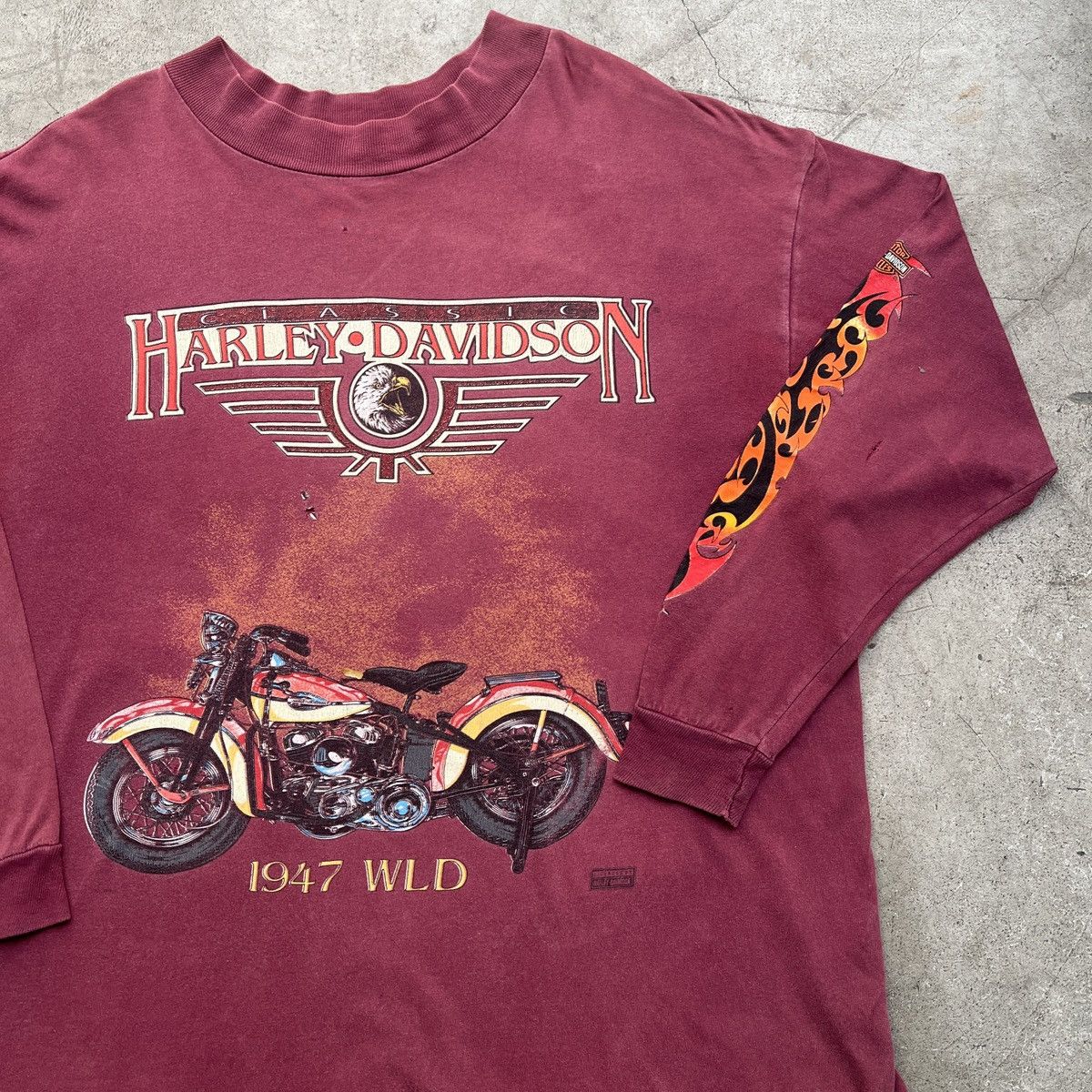Vintage Vintage Harley Davidson - 1990S Size US L / EU 52-54 / 3 - 2 Thumbnail
