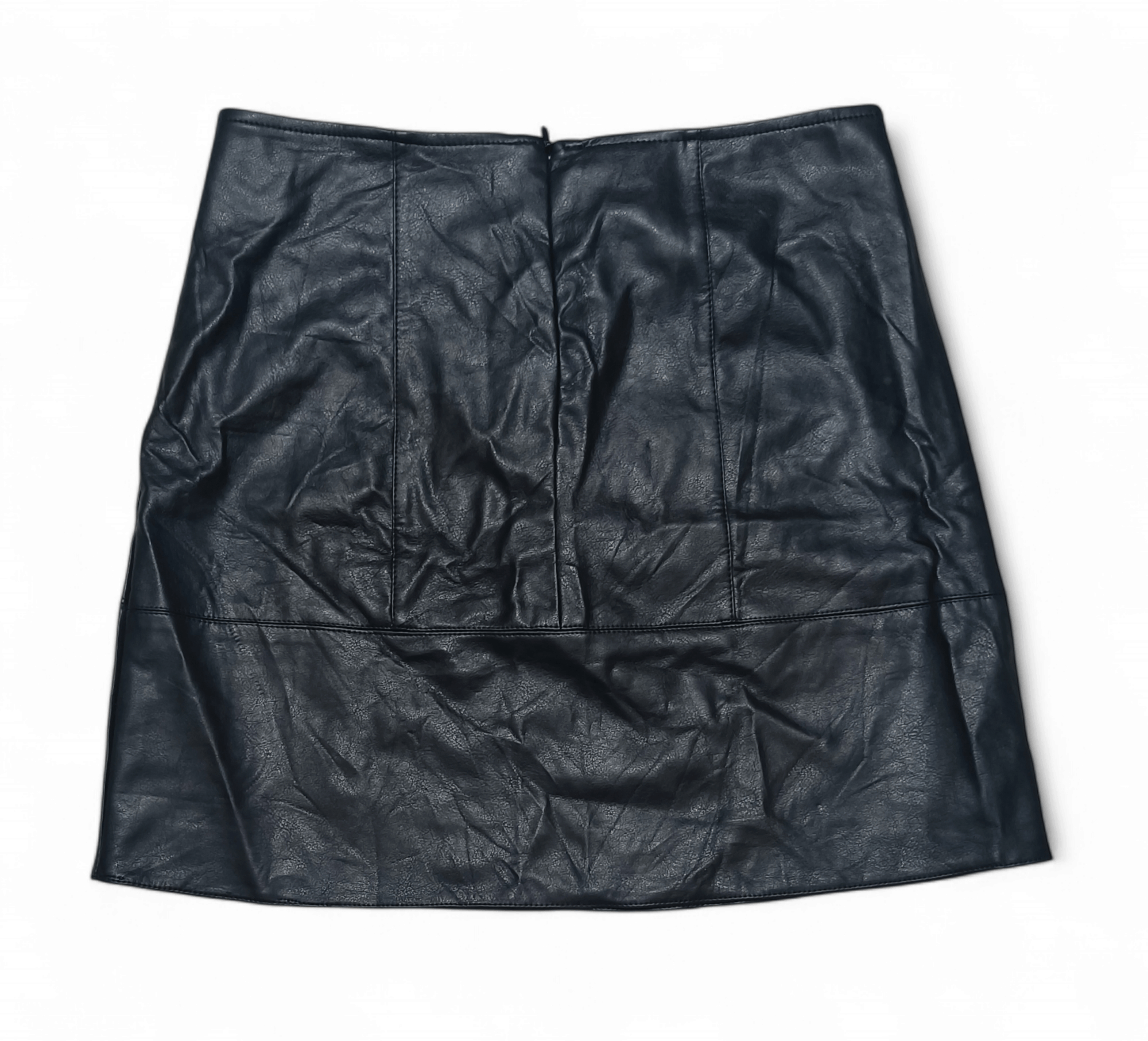 Leather MODELBOX Korean Brand Women's Faux Leather Short Pants Size 31" - 5 Thumbnail