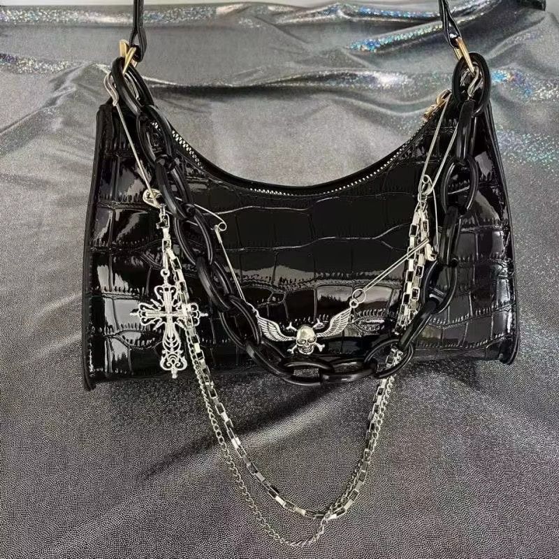 Other Retro Gothic Womens Underarm Bag Size ONE SIZE - 4 Thumbnail