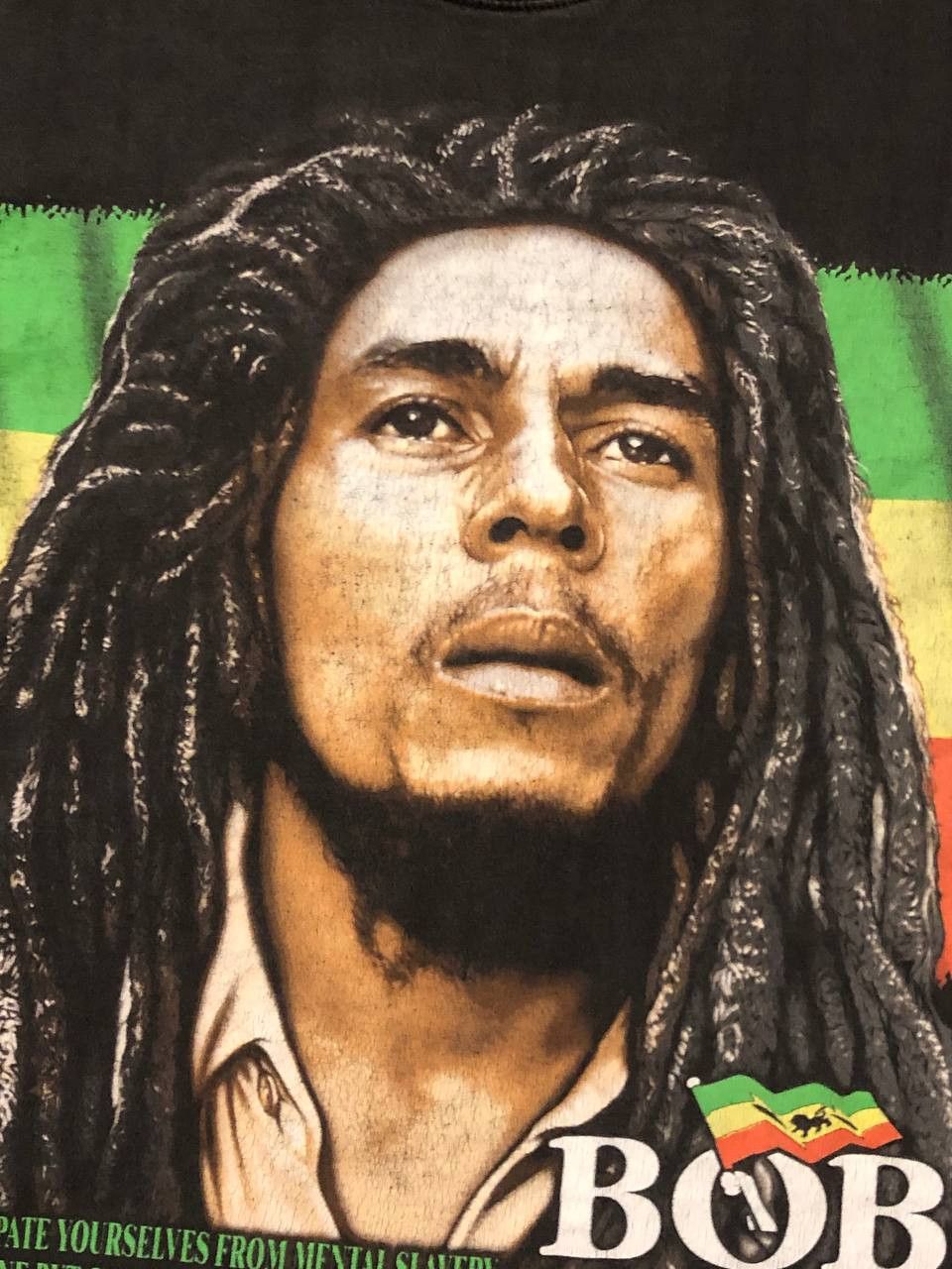 Vintage BOB MARLEY FAN SHIRT T-Shirt Size US M / EU 48-50 / 2 - 6 Thumbnail