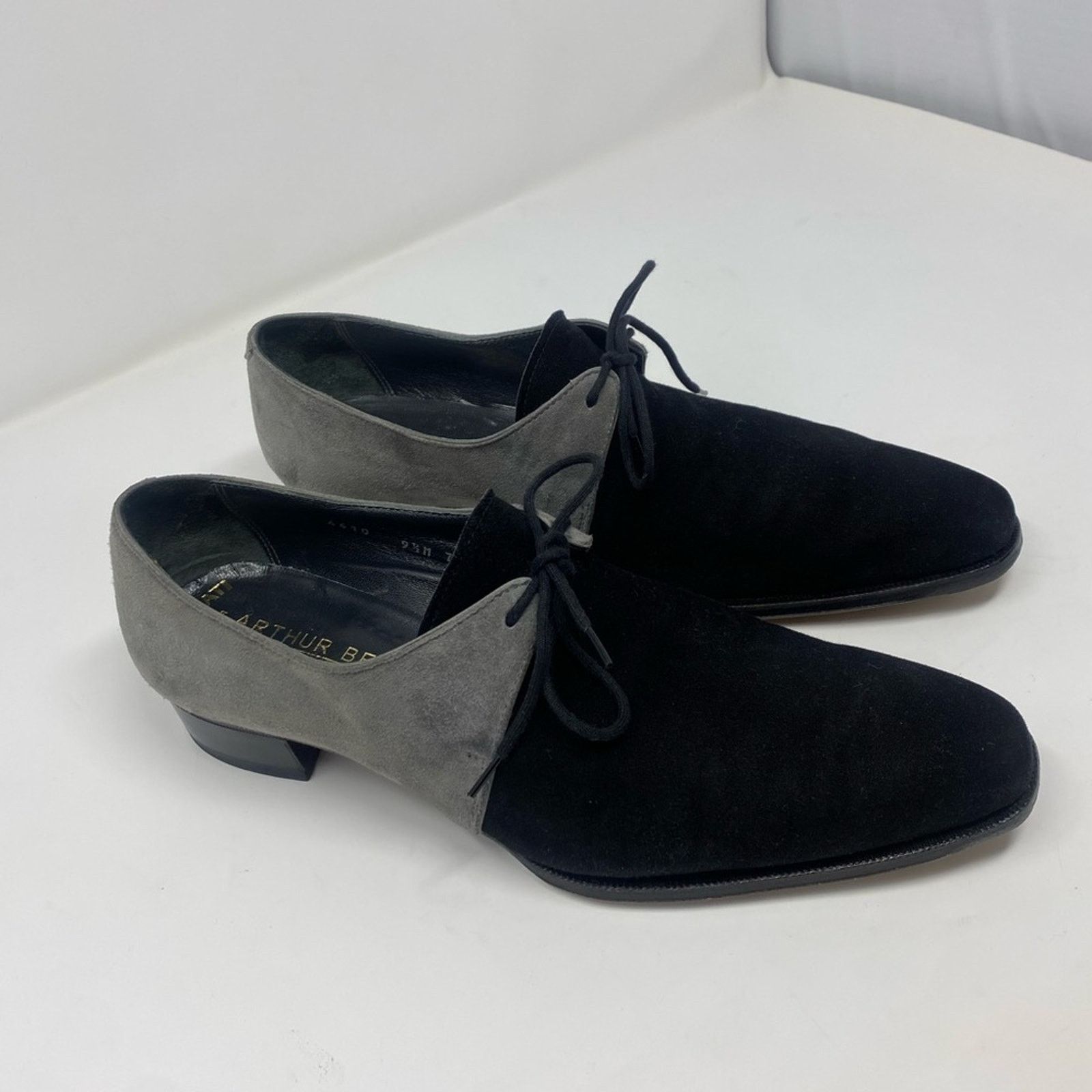 Gravati GRAVATI Arthur Beren Women's 9.5M Grey/Black Suede Oxford Size US 9.5 / IT 39.5 - 1 Thumbnail