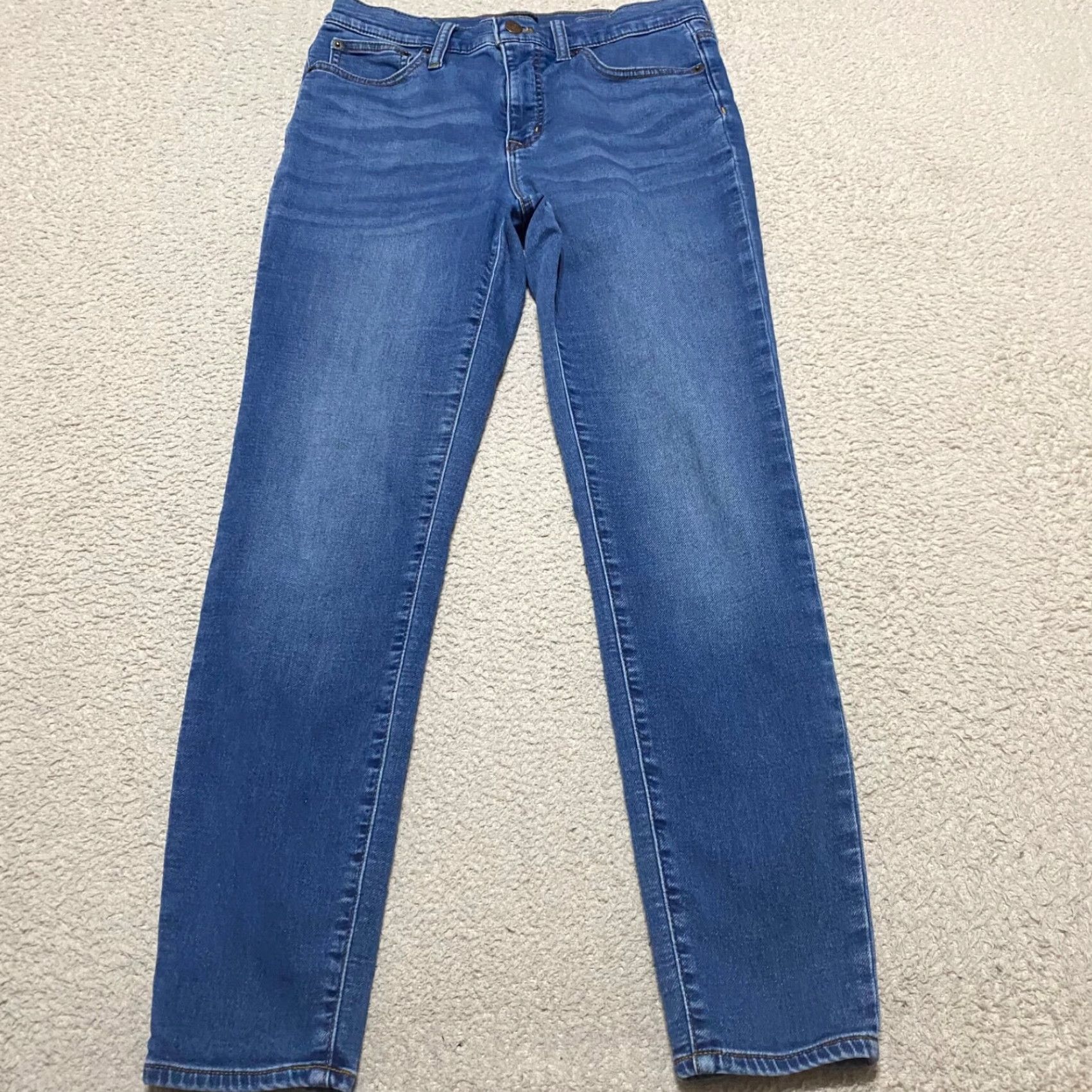 J.Crew J.CREW Jeans Womens 28 Blue Denim Medium Wash Mid Rise Skinny Shirt? Size 28" / US 6 / IT 42 - 2 Thumbnail