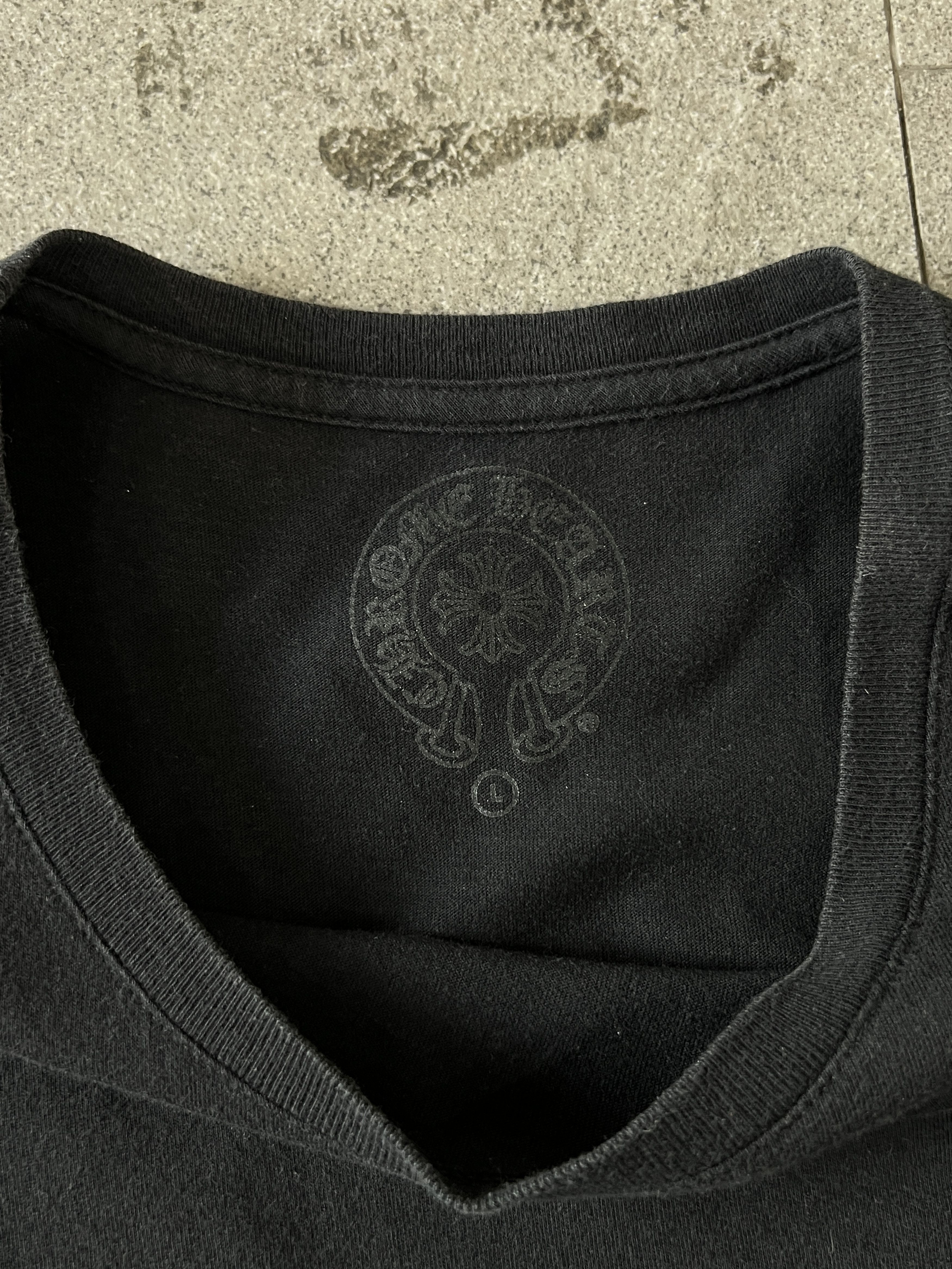 Chrome Hearts Chrome Hearts London Horseshoe Tee Black Large Size US L / EU 52-54 / 3 - 5 Thumbnail