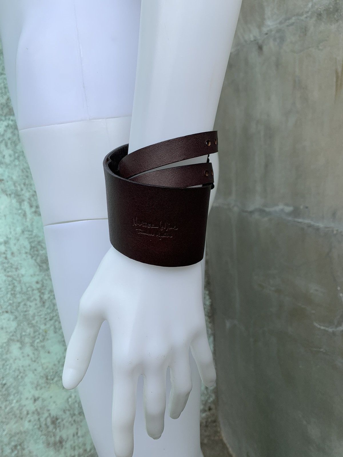 07SS Number (n)ine Double leather bangle 【公式通販】