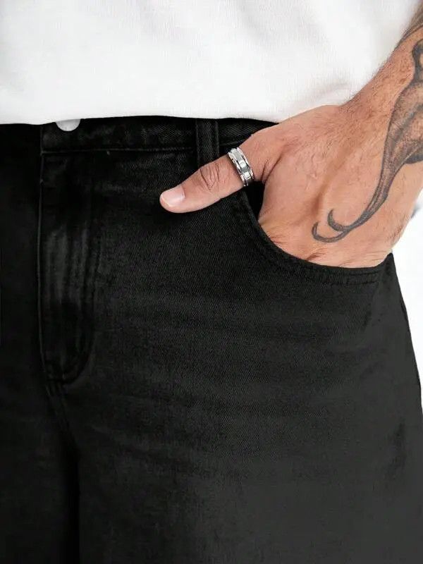 Jean Kurusu x Rumi Vintage RAW washed Shorts Jorts jeans ripped Size US 37 - 5 Thumbnail
