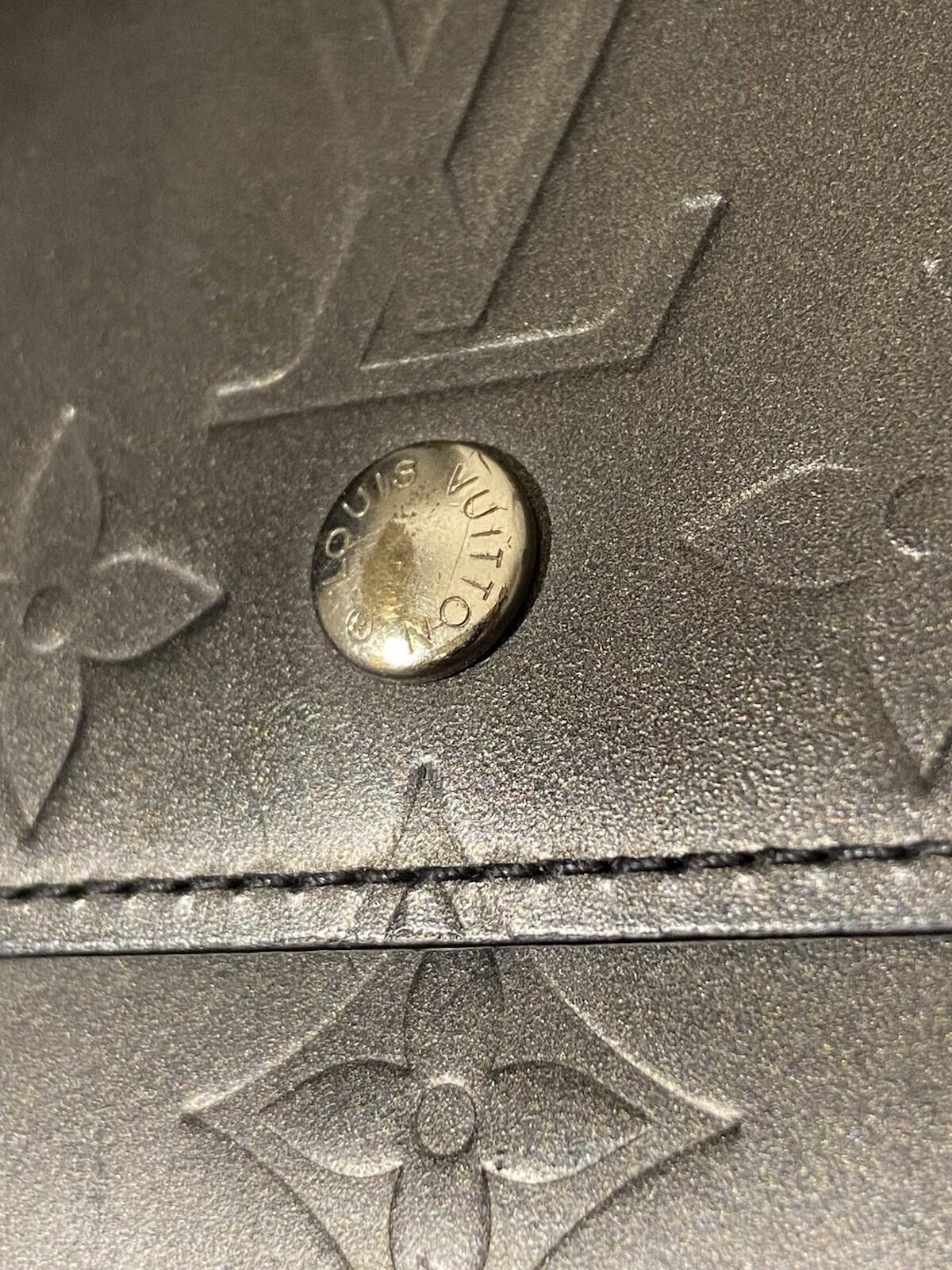 Louis Vuitton Louis Vuitton charcoal gray matte monogram trifold wallet Size ONE SIZE - 3 Thumbnail