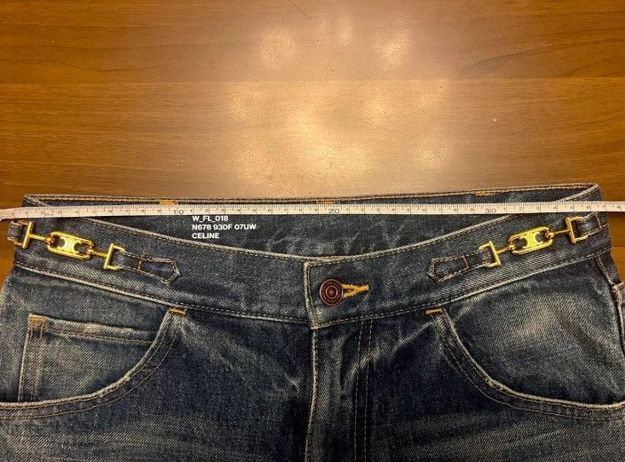 Celine Celine 22ss Triumphal Arch Micro Pull Jeans2410-Nextarrow Size US 28 / EU 44 - 3 Thumbnail