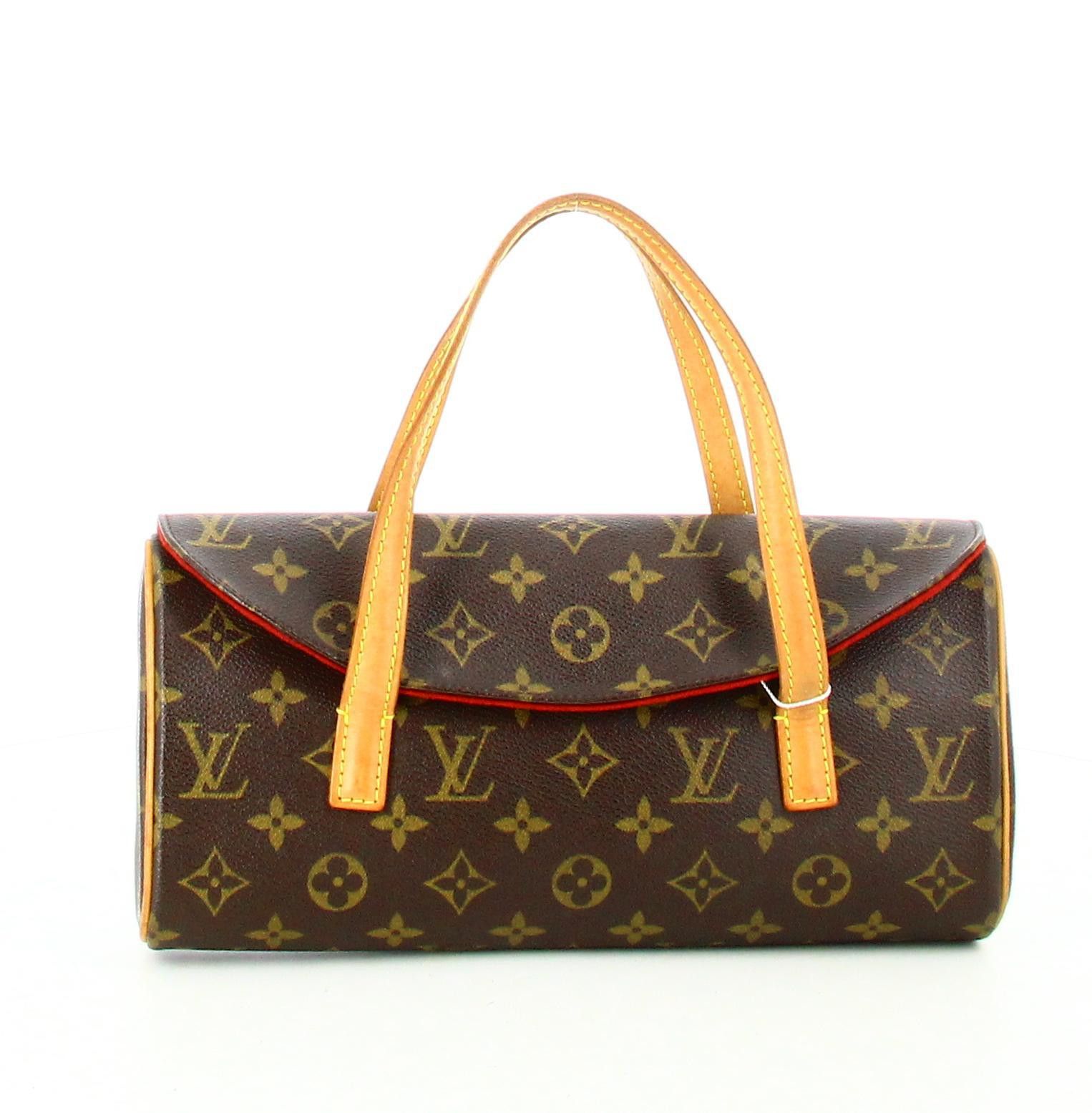 image of 2003 Louis Vuitton Canvas Sonatine Monogram Canvas Handbag in Brown, Women's