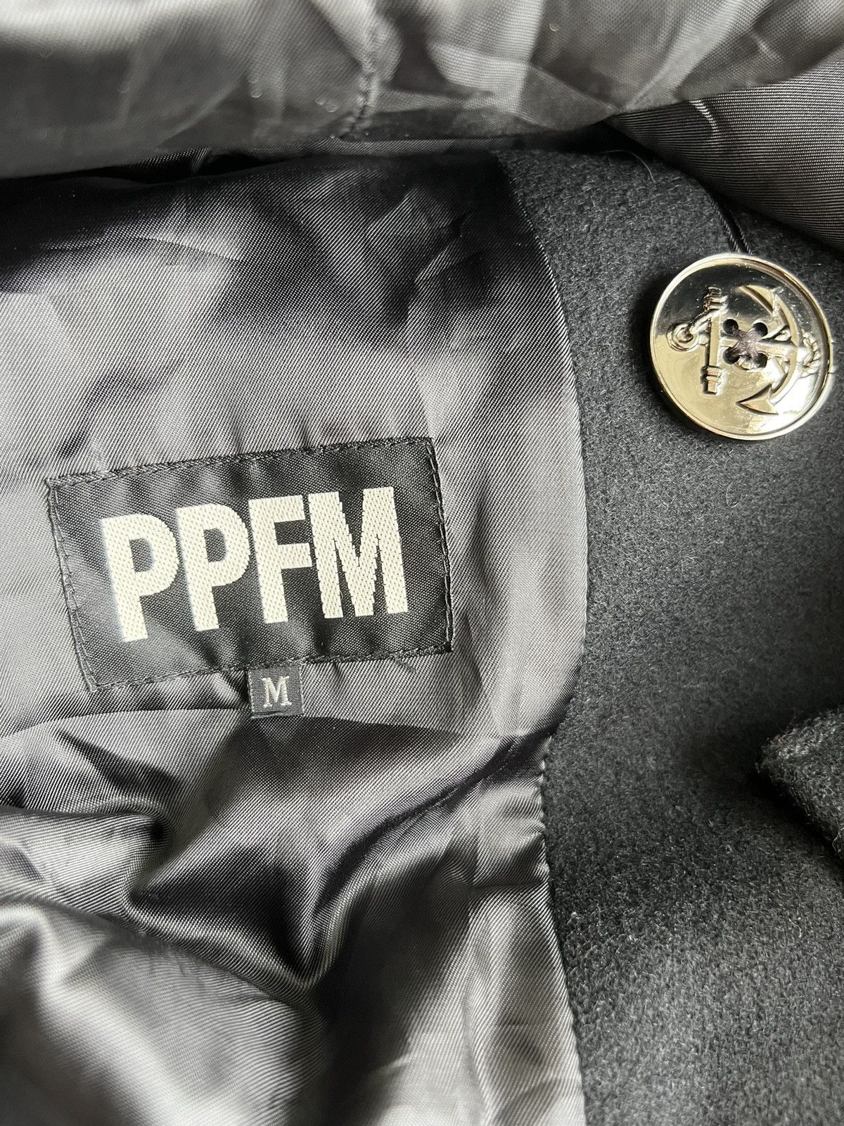 Hysteric Glamour 1990s PPFM Military Officer Double Breast Wool Blend Jacket Size US M / EU 48-50 / 2 - 7 Thumbnail