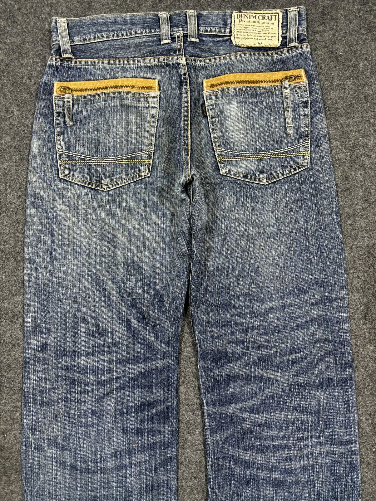 Japanese Brand 💥90s Style💥Archival DENIMCRAFT Insne Wash Style Denim F931 Size US 32 / EU 48 - 9 Thumbnail