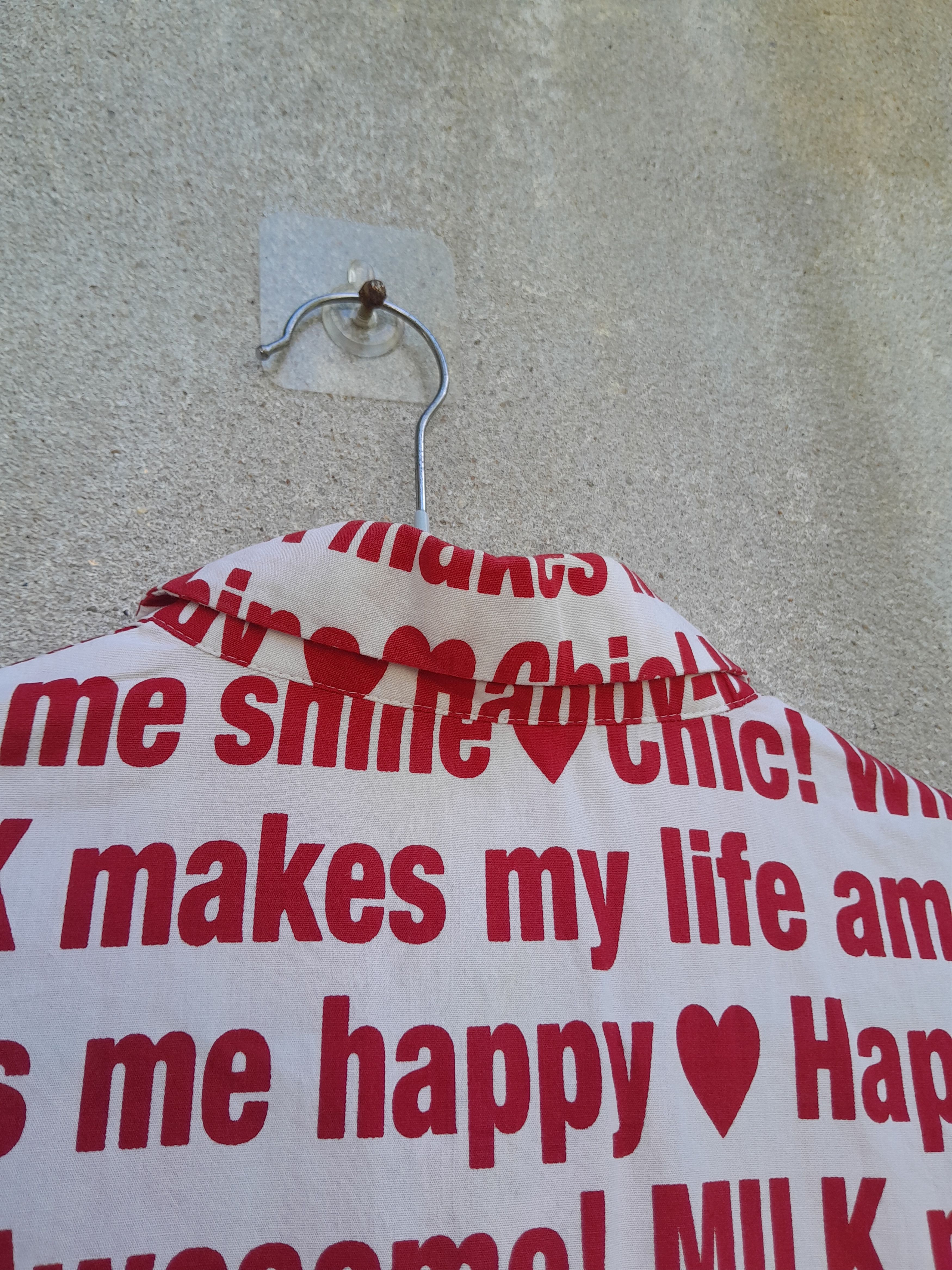 Japanese Brand MILKBOY Harajuku Tokyo Typography Heart Men Fit S to M Size US S / EU 44-46 / 1 - 8 Thumbnail