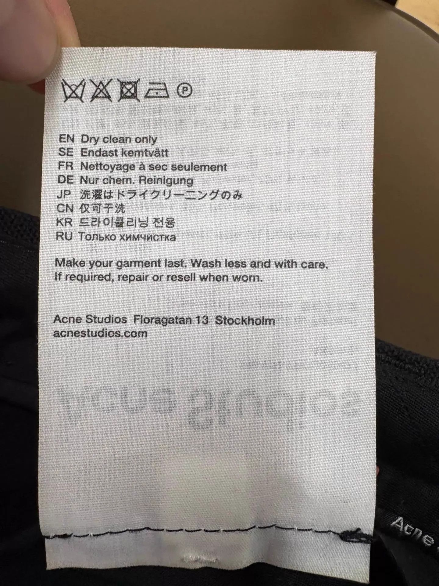 Acne Studios Acne Studios Black Wool Wide-Leg Casual Pants 32 New Size 32" / US 10 / IT 46 - 9 Thumbnail