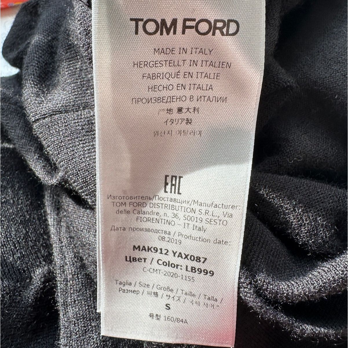 Tom Ford Tom Ford Black V-Neck Long Sleeve Cashmere Silk Sweater S Size S / US 4 / IT 40 - 12 Thumbnail