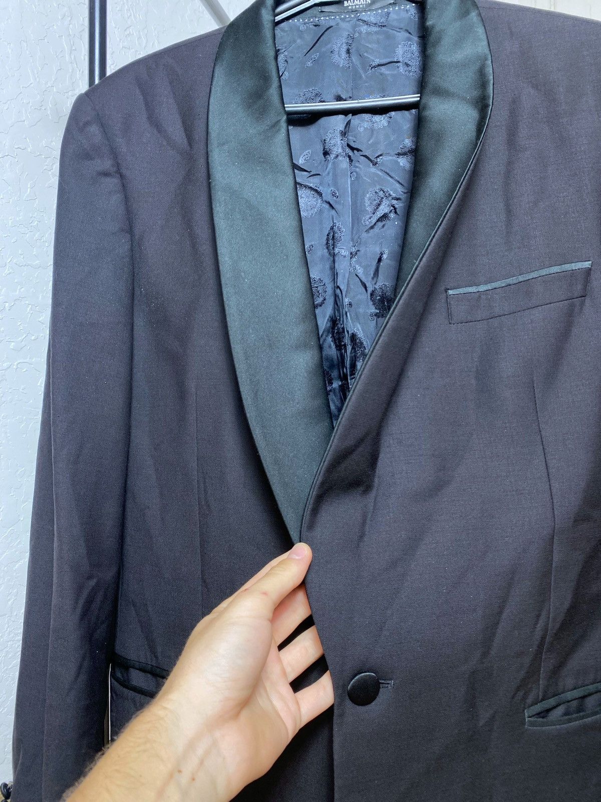 Balmain Balmain Classic 1 Button Jacket Size 42L - 2 Thumbnail