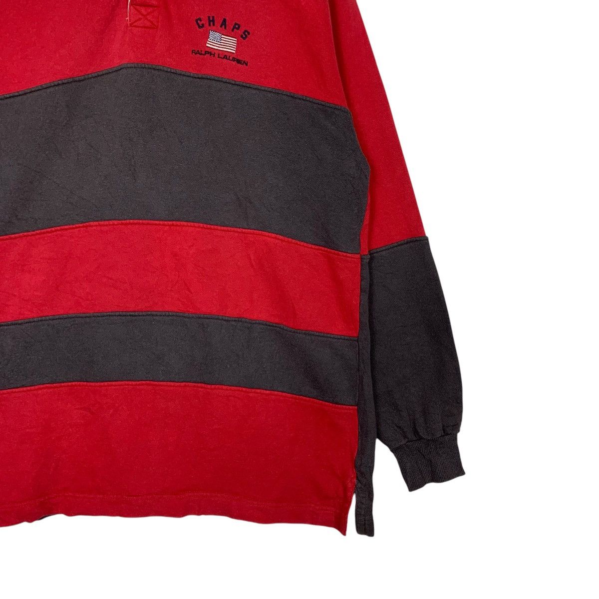 Chaps Ralph Lauren Chaps Ralph Lauren Stripe Polo Sweater Size US L / EU 52-54 / 3 - 4 Thumbnail