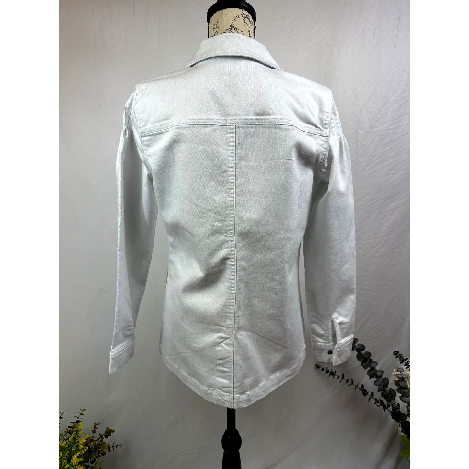 Other Anybody Stretch Twill Utility Jacket Crisp White XS Size XS / US 0-2 / IT 36-38 - 14 Thumbnail