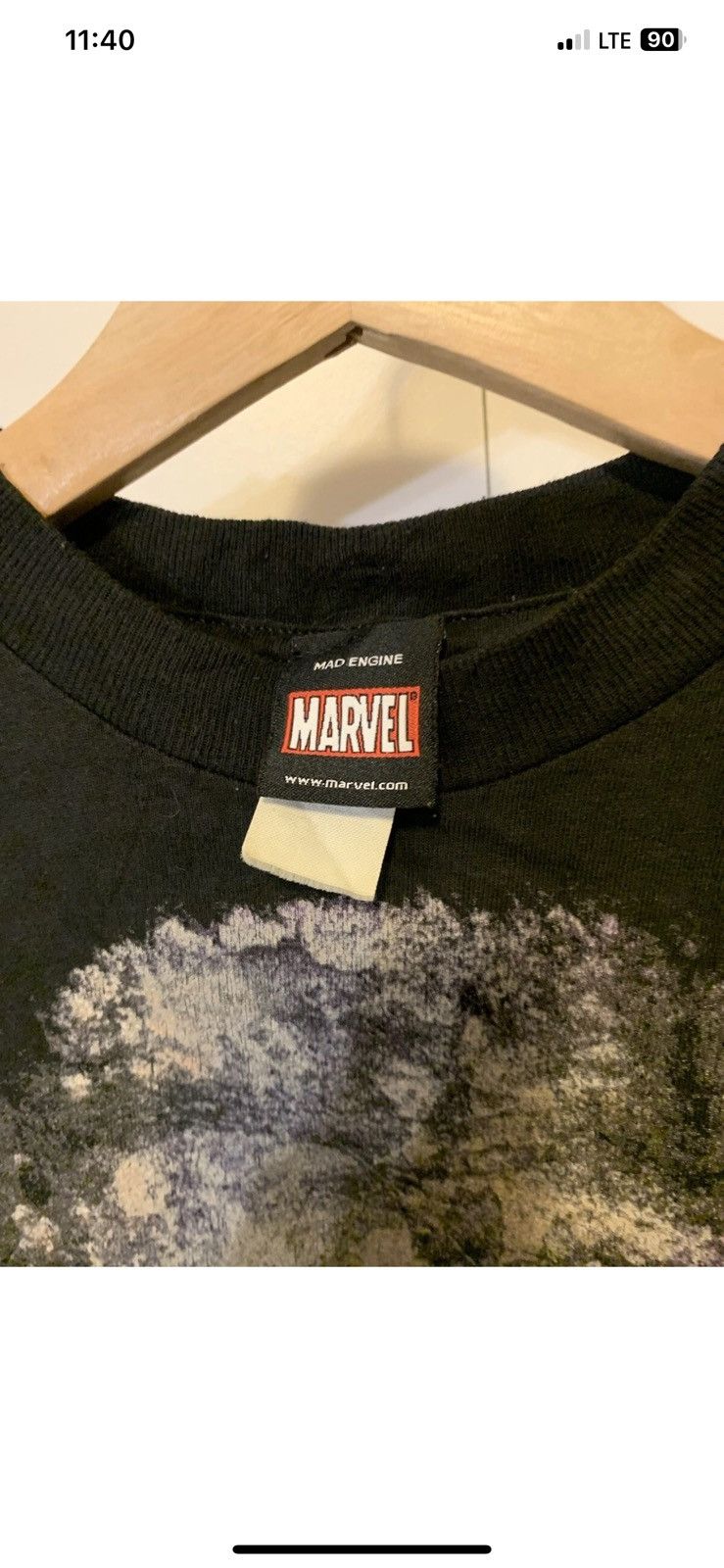 Mad Engine Mad engine. Marvel mens sz M black t shirt the punisher Size US M / EU 48-50 / 2 - 2 Thumbnail