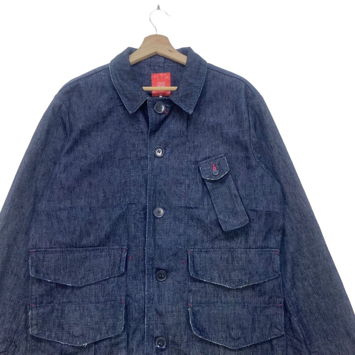 Japanese Brand Japanese Brand 3S Three Styles Distressed Denim Jacket Size US M / EU 48-50 / 2 - 8 Thumbnail
