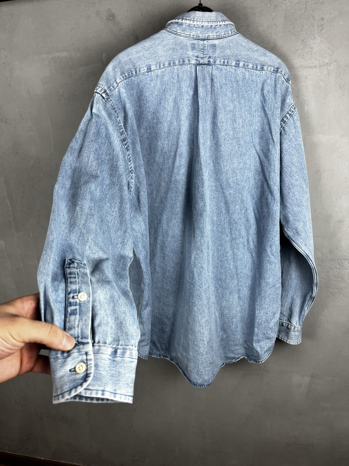 Polo Ralph Lauren Ralph Lauren button shirt denim vintage Rare ! Size US XL / EU 56 / 4 - 11 Thumbnail