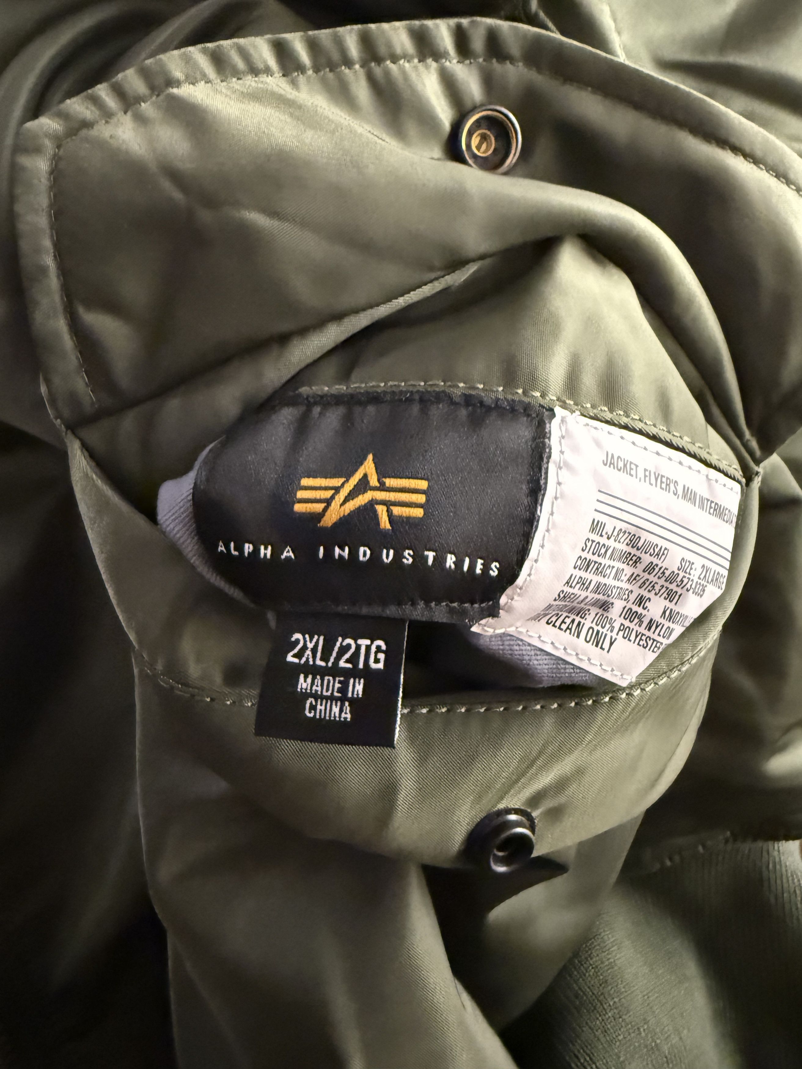 Alpha Industries × Anti Social Social Club AntiSocialSocialClub X Alpha Industries MA-1 Flight Jacket Size US XXL / EU 58 / 5 - 5 Thumbnail