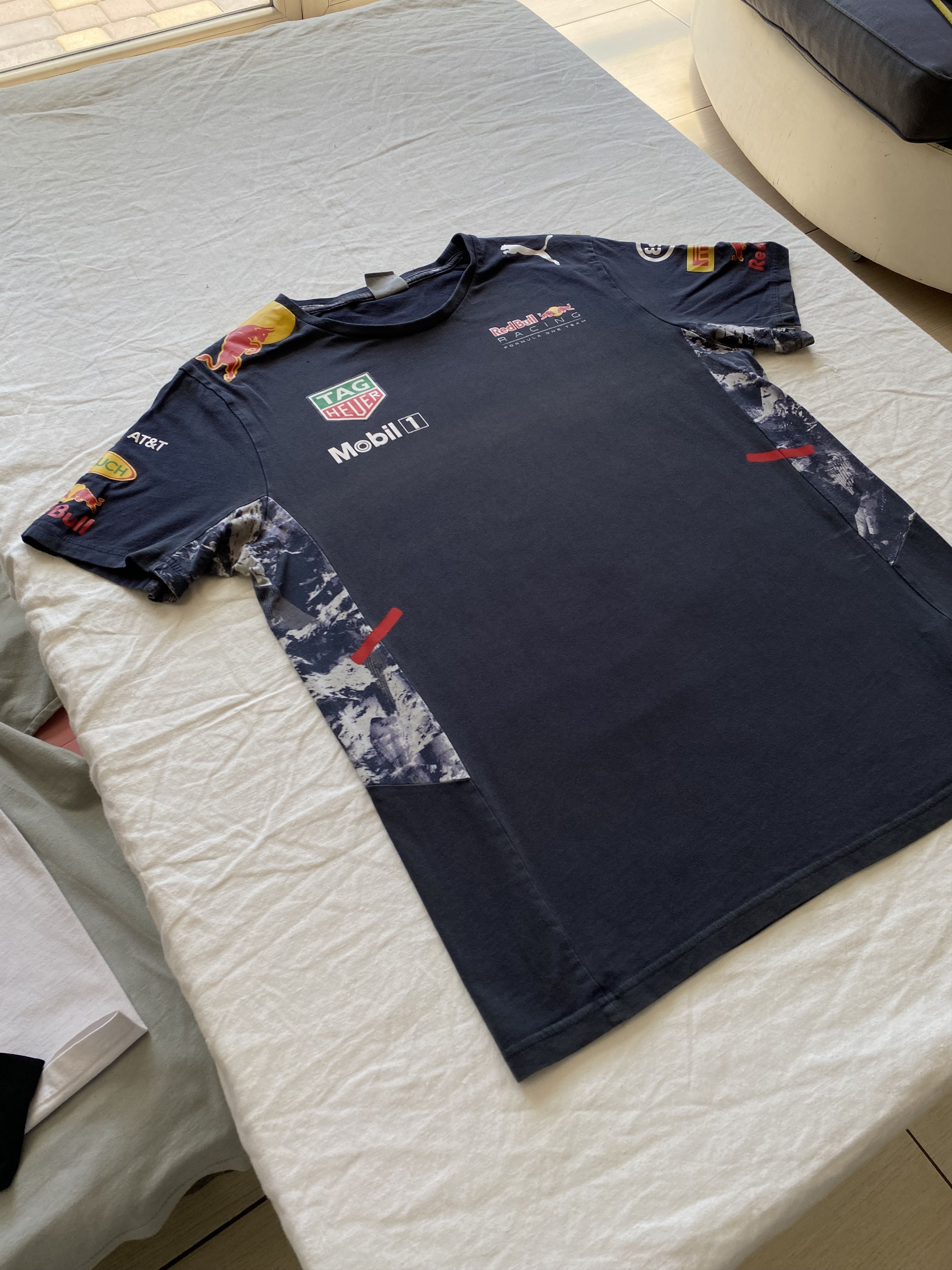 Puma Puma Red Bull Formula Uno F1 Vintage 2000s Racing T-shirt Size US M / EU 48-50 / 2 - 10 Thumbnail
