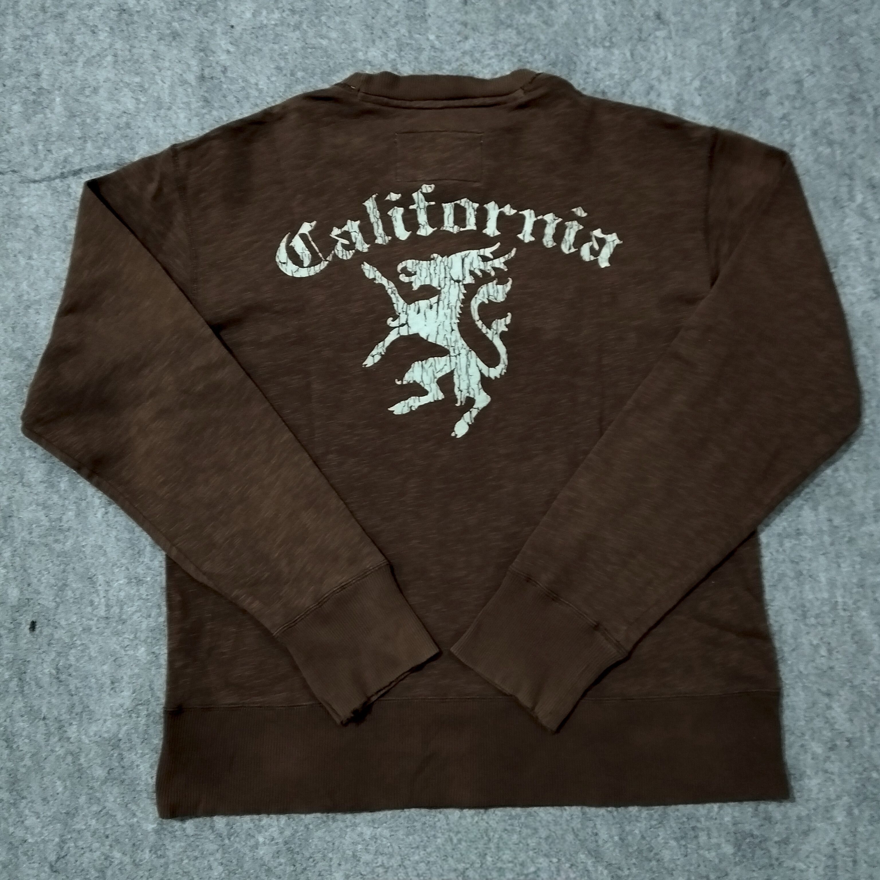 Rusty × Vintage 🔥 90s RUSTY All About Surfing Crewneck Sweatshirt 🔥 Size US L / EU 52-54 / 3 - 9 Thumbnail