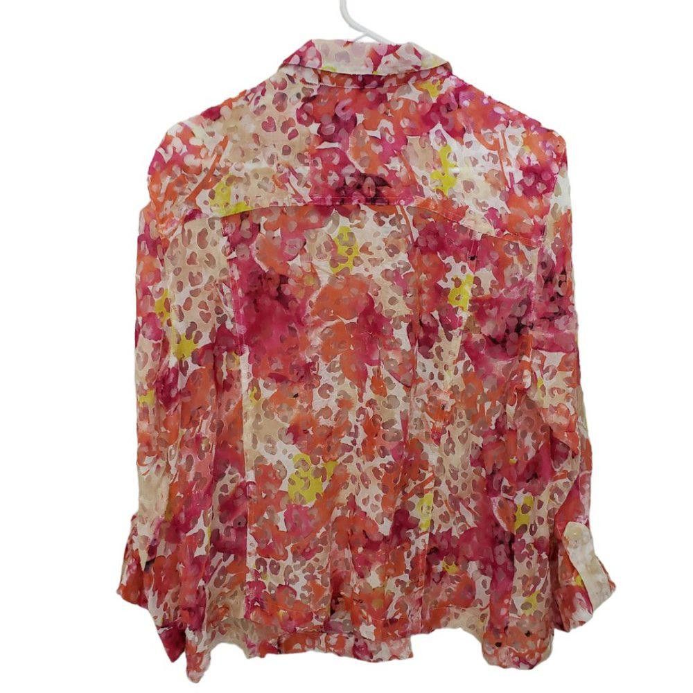 Designer CT190a Women's JM Collection Multi Color Shirt 16 Size XXL / US 16-18 / IT 52-54 - 2 Thumbnail