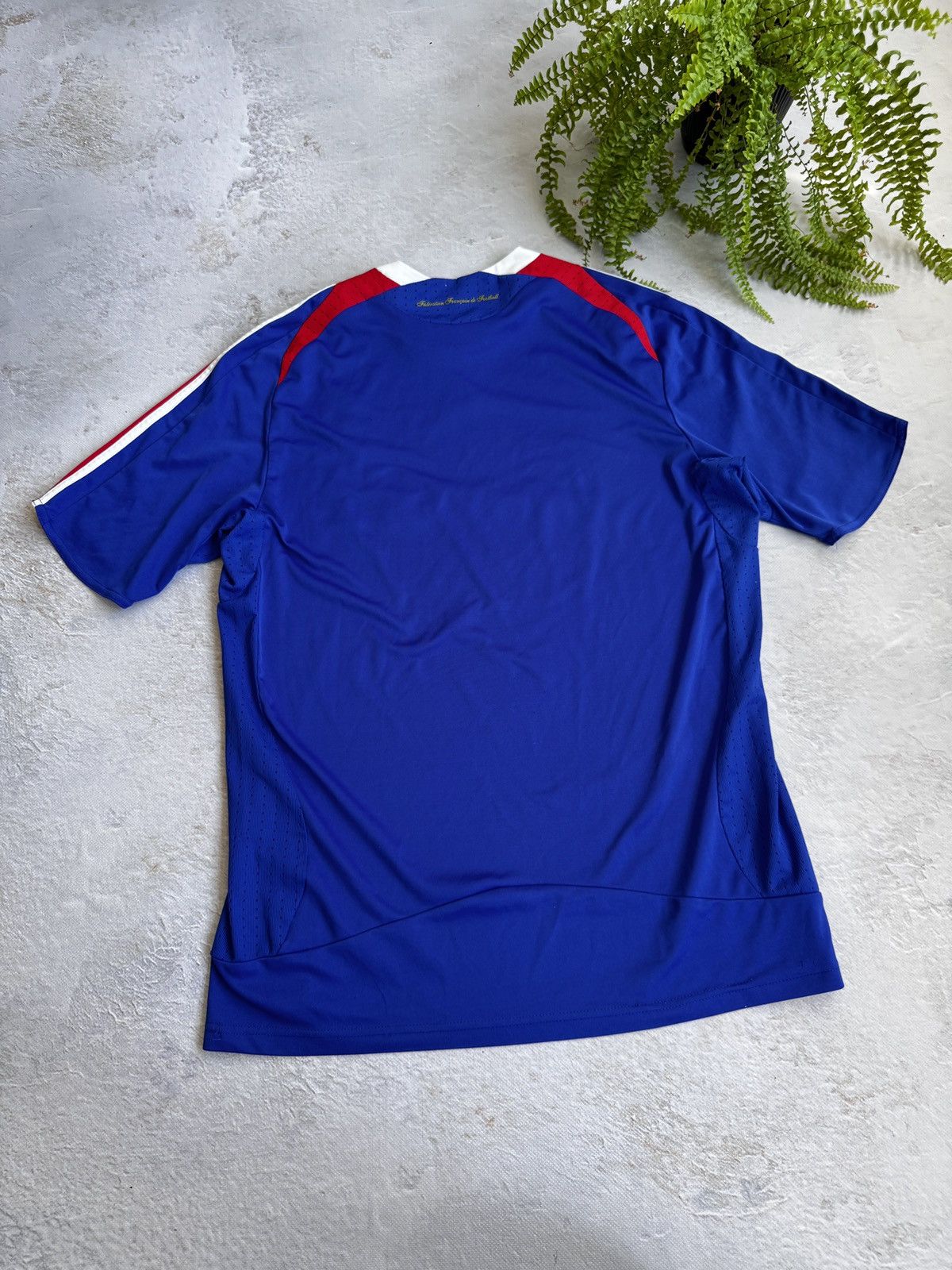 Adidas Adidas France 2007 2008 Soccer Jersey Vintage Size US M / EU 48-50 / 2 - 8 Thumbnail