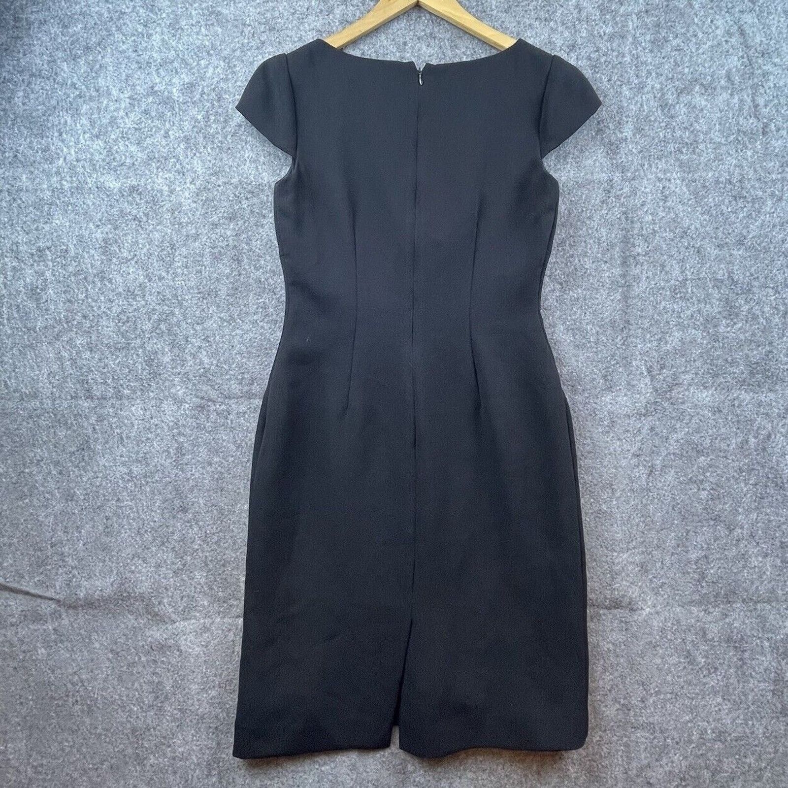 Elie Tahari Tahari Dress Womens 6 LBD Fitted Chic Career Business Size M / US 6-8 / IT 42-44 - 2 Thumbnail