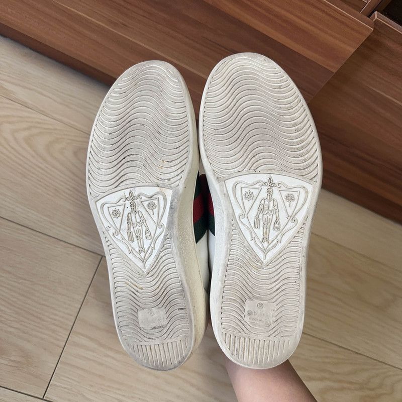 Gucci Gucci Ace Tiger Embroidered Low-Top Sneakers -2508 Size US 7.5 / EU 40-41 - 4 Thumbnail