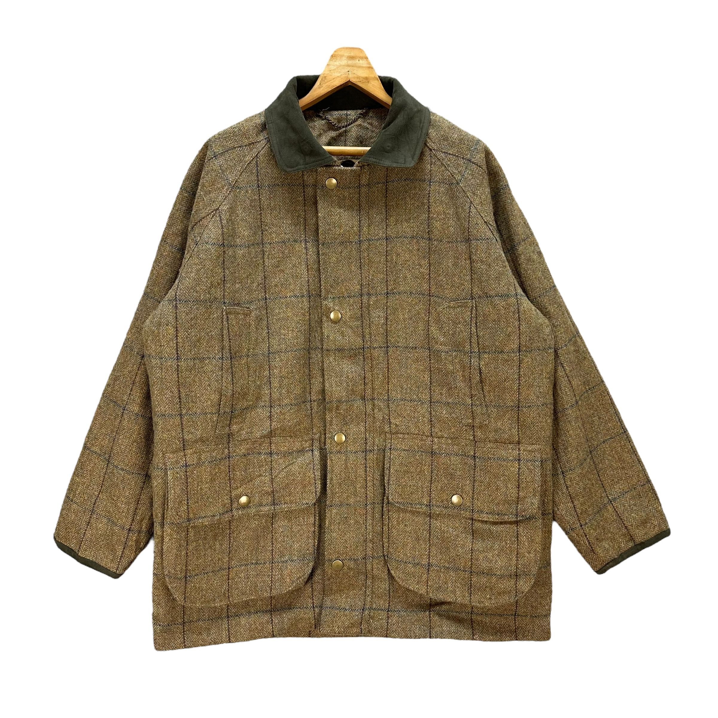 Charles Tyrwhitt Vintage CHARLES TYRWHITT British Wool Check Jacket #A72-1742 Size US XXL / EU 58 / 5 - 1 Thumbnail
